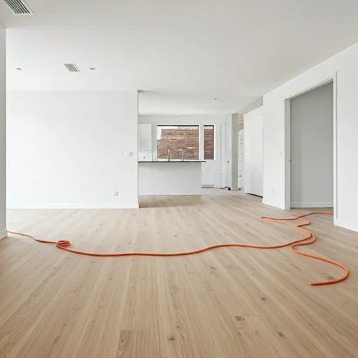 Open-plan living room in Carlton heritage home