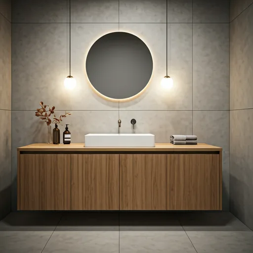 Bespoke Bathroom Fitout - custom cabinetry Melbourne